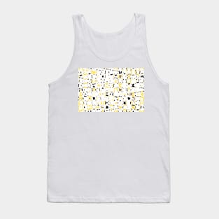 Coffee spots, simple illustration in delicate colors Tank Top